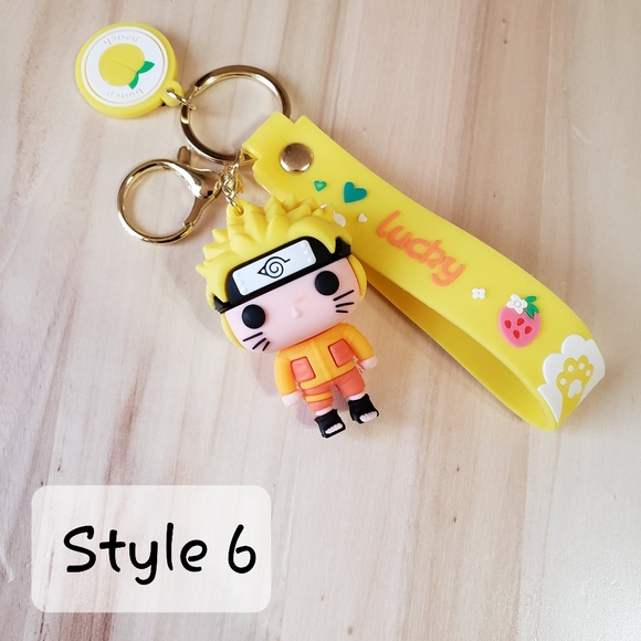 Anime Characters Big Fashion 3D Cartoon Keychains 6 Styles To Choose From - Picture 7 of 7